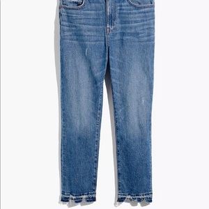 MADEWELL -The High-Rise Slim Boyjean in Melbourne Wash. Size 31. Excellent Cond.